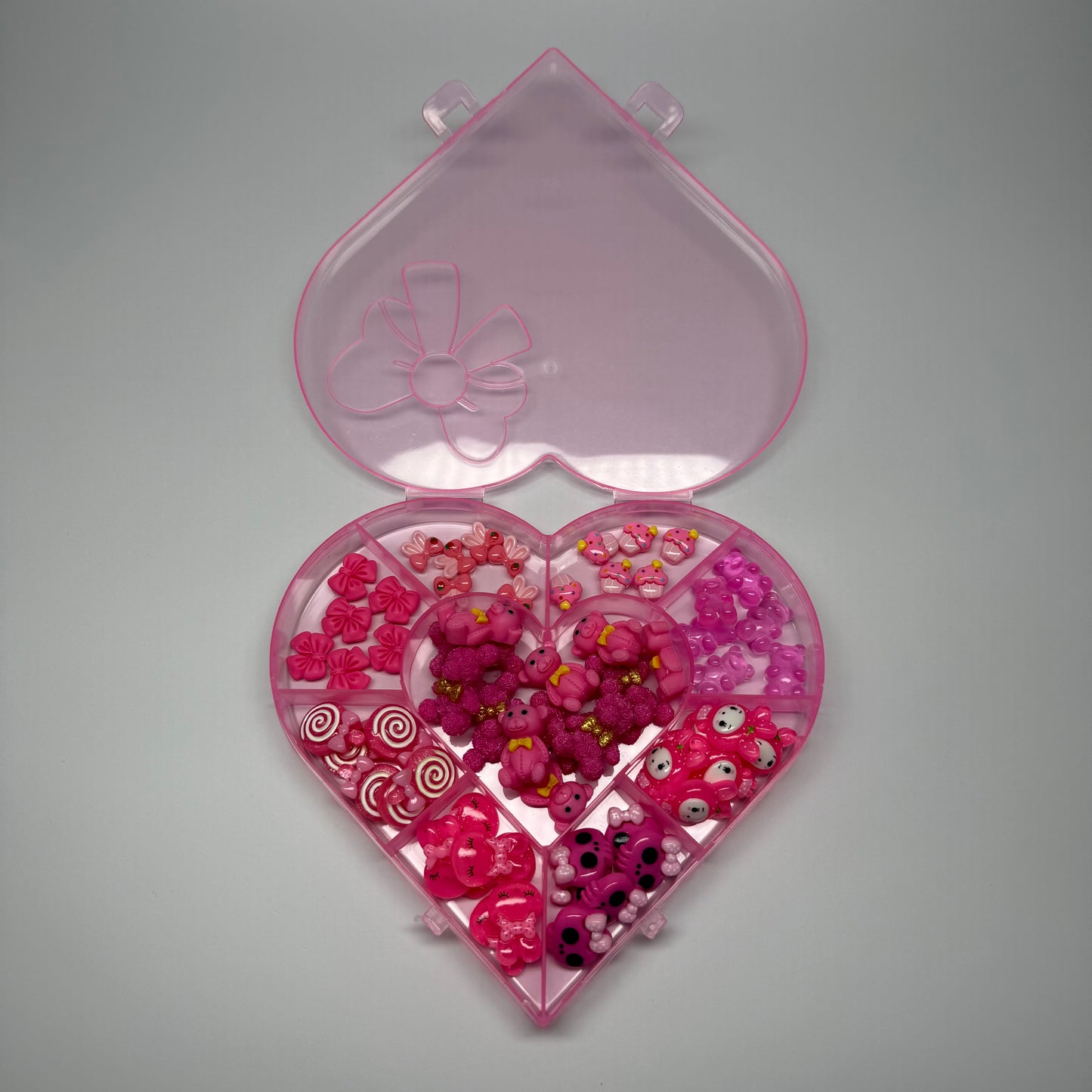 Y2K big pink candy heart