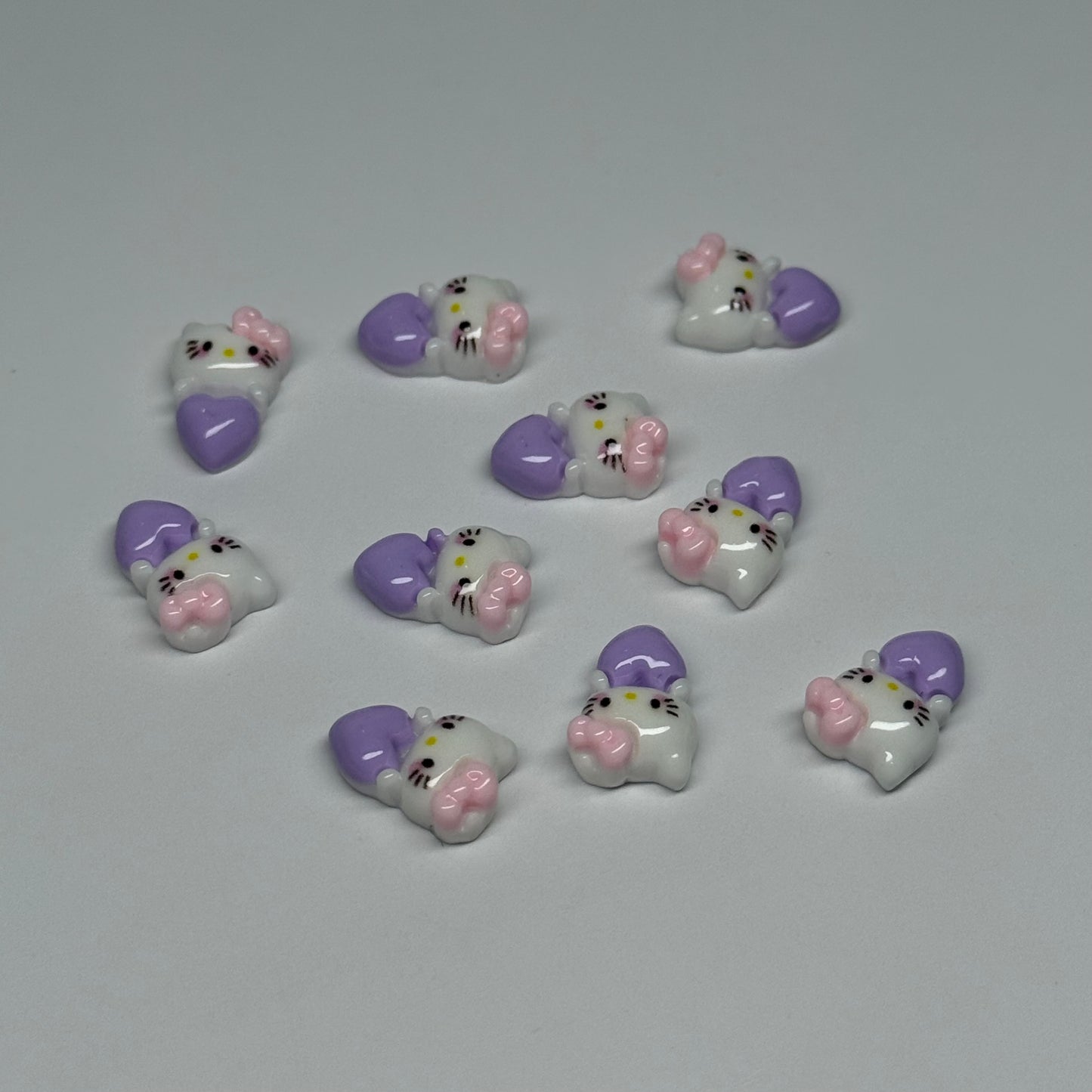 Heart hello kitty charm